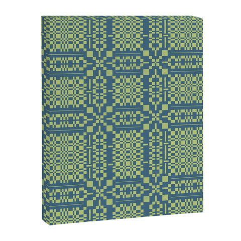 Marta Barragan Camarasa Nostalgic Grid Design Art Canvas