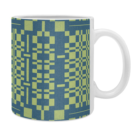 Marta Barragan Camarasa Nostalgic Grid Design Coffee Mug
