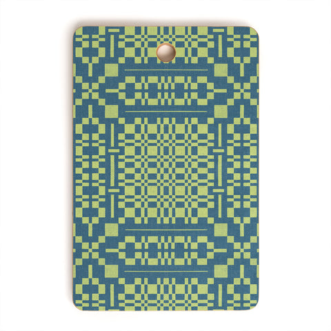 Marta Barragan Camarasa Nostalgic Grid Design Cutting Board Rectangle