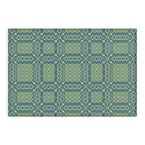 Marta Barragan Camarasa Nostalgic Grid Design Outdoor Rug