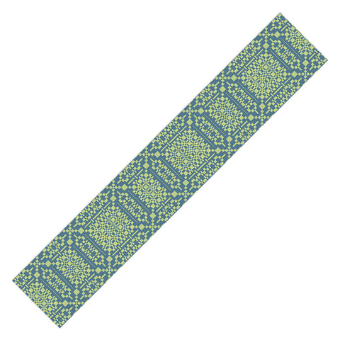 Marta Barragan Camarasa Nostalgic Grid Design Table Runner