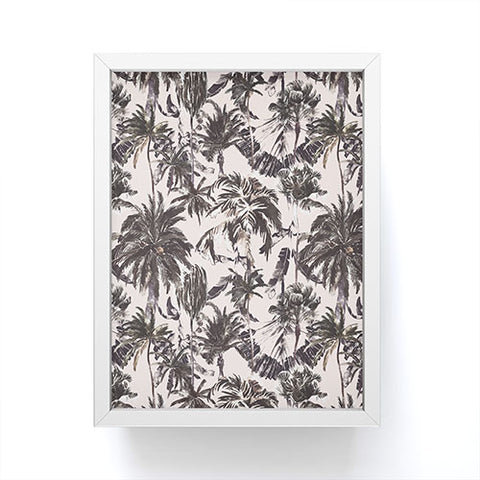Marta Barragan Camarasa Obsession tropical palm trees Framed Mini Art Print