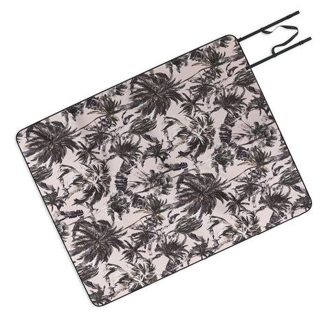 Marta Barragan Camarasa Obsession tropical palm trees Picnic Blanket