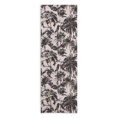 Marta Barragan Camarasa Obsession tropical palm trees Yoga Towel