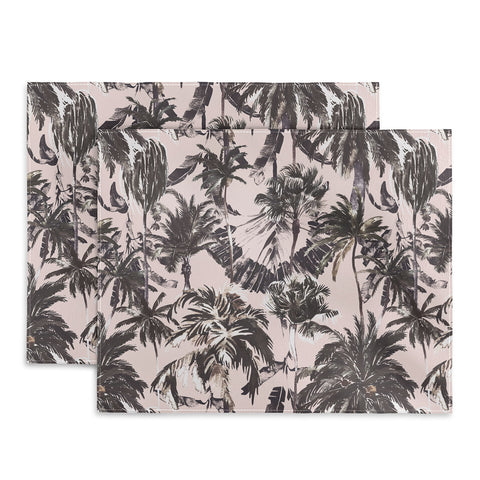 Marta Barragan Camarasa Obsession tropical palm trees Placemat