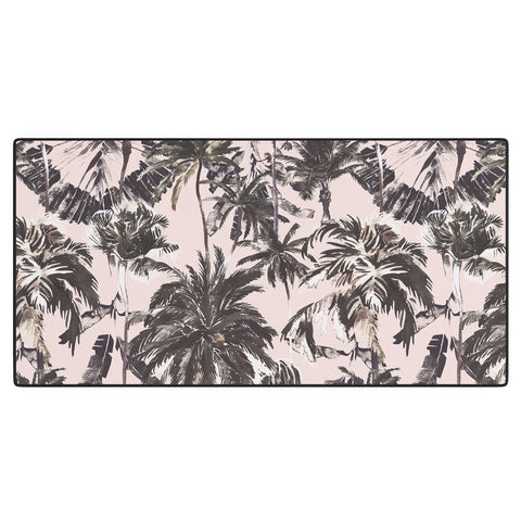 Marta Barragan Camarasa Obsession tropical palm trees Desk Mat