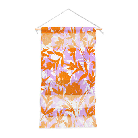 Marta Barragan Camarasa Orange garden on lavender Wall Hanging Portrait