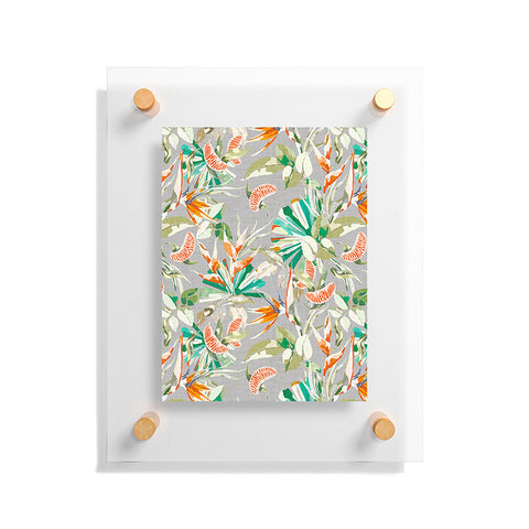 Marta Barragan Camarasa Orange in the palms jungle 201 Floating Acrylic Print