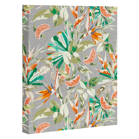 Marta Barragan Camarasa Orange in the palms jungle 201 Art Canvas