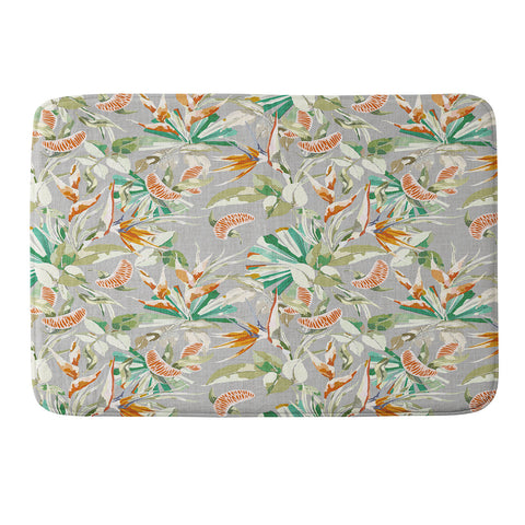 Marta Barragan Camarasa Orange in the palms jungle 201 Memory Foam Bath Mat
