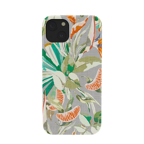 Marta Barragan Camarasa Orange in the palms jungle 201 Phone Case