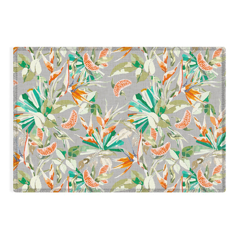 Marta Barragan Camarasa Orange in the palms jungle 201 Outdoor Rug