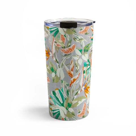 Marta Barragan Camarasa Orange in the palms jungle 201 Travel Mug