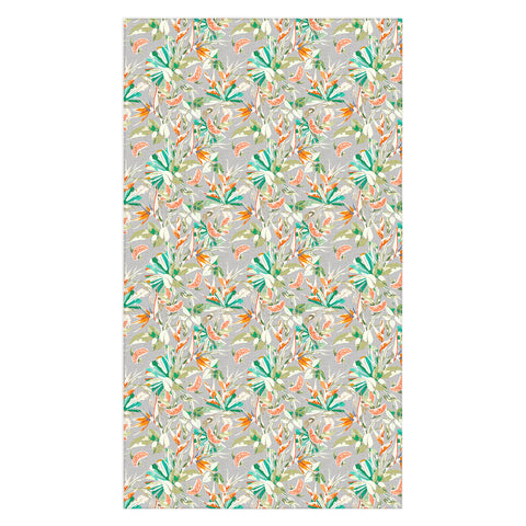 Marta Barragan Camarasa Orange in the palms jungle 201 Tablecloth