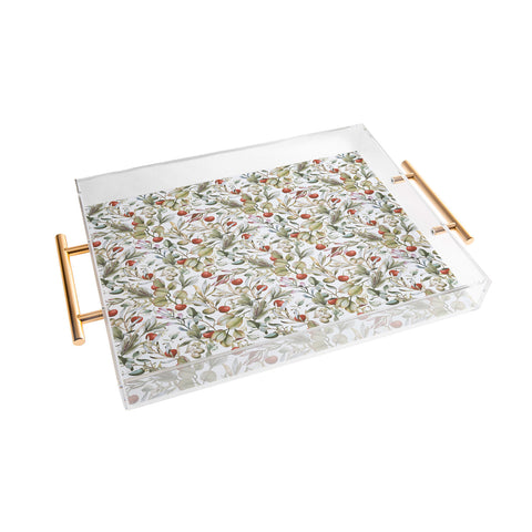 Marta Barragan Camarasa Orchard Elegance Serene Acrylic Tray