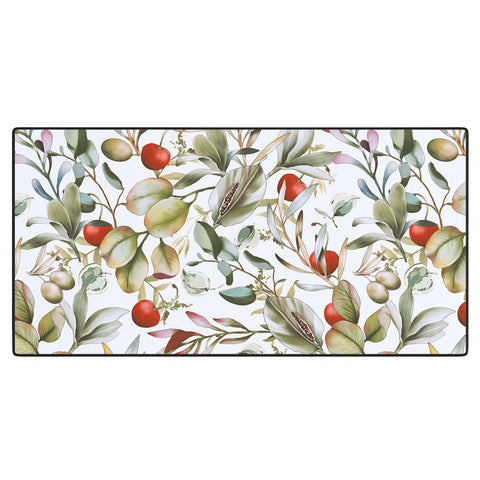 Marta Barragan Camarasa Orchard Elegance Serene Desk Mat