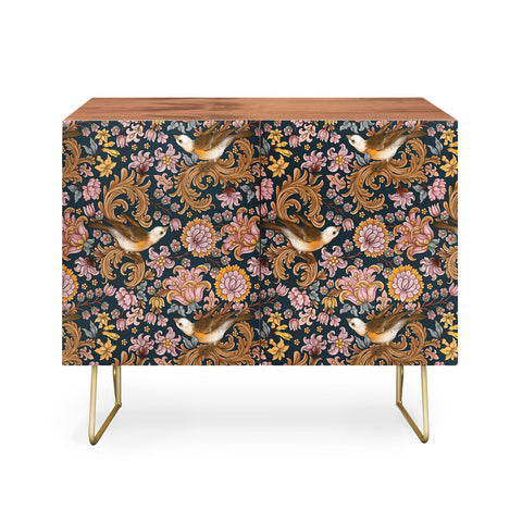 Marta Barragan Camarasa Ornate Bird Garden Credenza