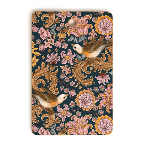 Marta Barragan Camarasa Ornate Bird Garden Cutting Board Rectangle