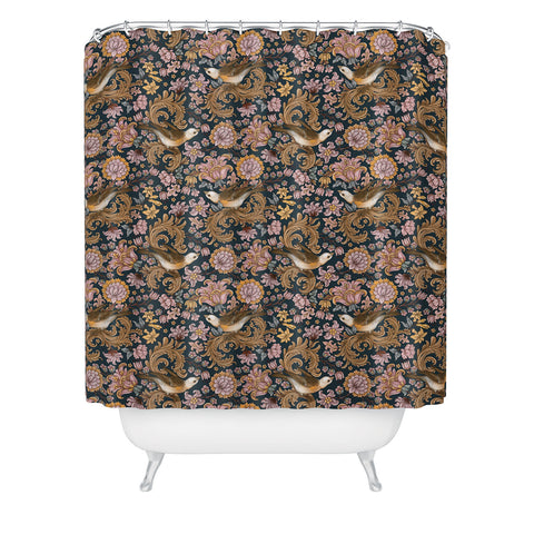 Marta Barragan Camarasa Ornate Bird Garden Shower Curtain