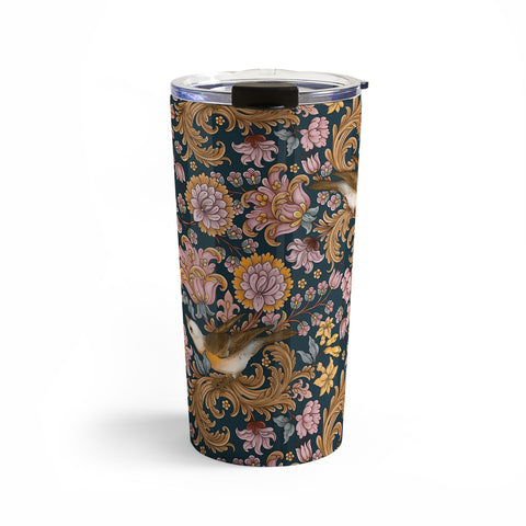 Marta Barragan Camarasa Ornate Bird Garden Travel Mug