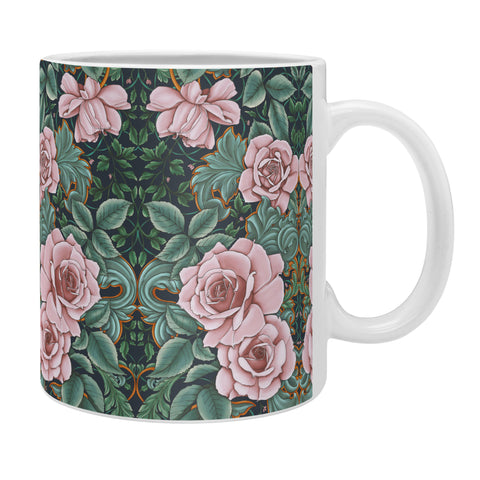 Marta Barragan Camarasa Ornate Vintage Rose Garden Coffee Mug