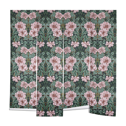 Marta Barragan Camarasa Ornate Vintage Rose Garden Wall Mural