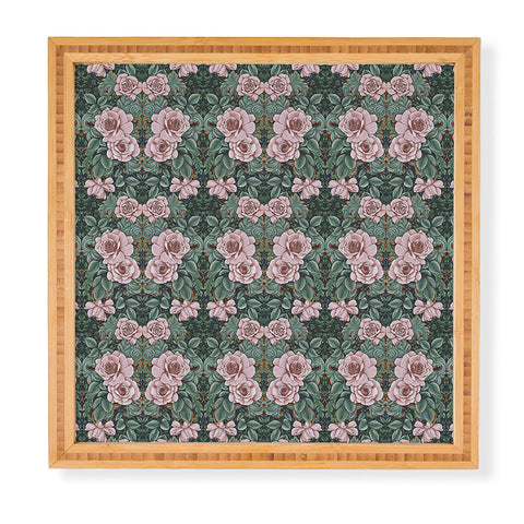 Marta Barragan Camarasa Ornate Vintage Rose Garden Framed Wall Art