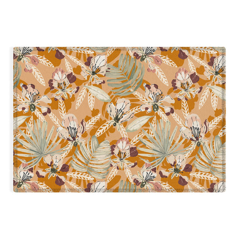 Marta Barragan Camarasa Paint modern tropical garden G Outdoor Rug