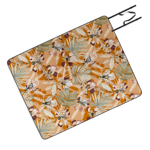 Marta Barragan Camarasa Paint modern tropical garden G Picnic Blanket