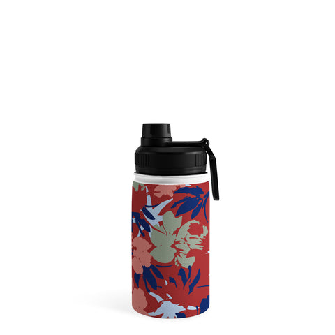 Marta Barragan Camarasa Paintbrush garden blooms B Water Bottle