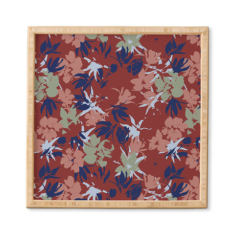 Marta Barragan Camarasa Paintbrush garden blooms B Framed Wall Art