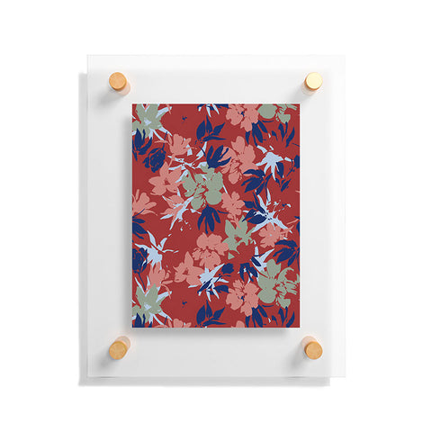 Marta Barragan Camarasa Paintbrush garden blooms B Floating Acrylic Print