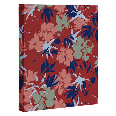 Marta Barragan Camarasa Paintbrush garden blooms B Art Canvas