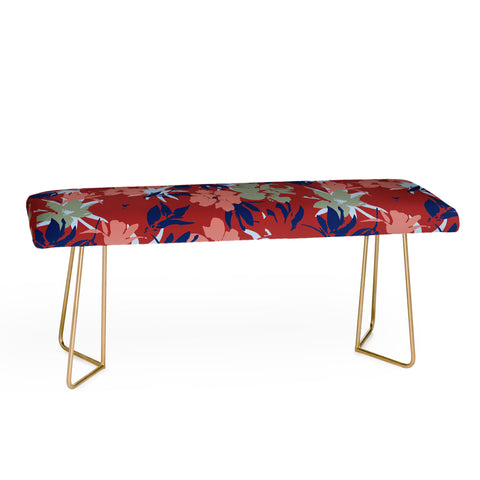 Marta Barragan Camarasa Paintbrush garden blooms B Bench