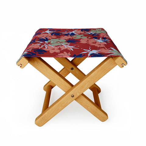 Marta Barragan Camarasa Paintbrush garden blooms B Folding Stool