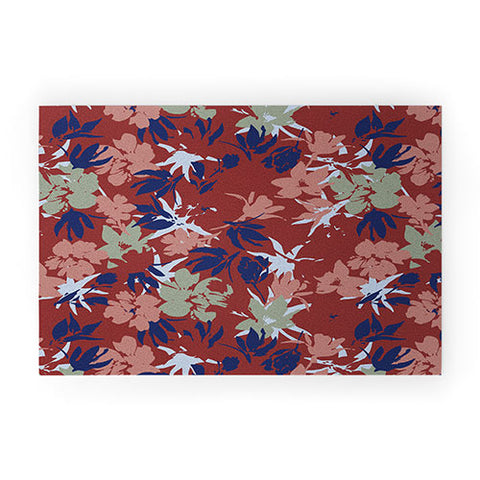Marta Barragan Camarasa Paintbrush garden blooms B Welcome Mat