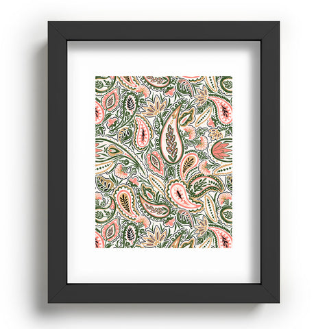 Marta Barragan Camarasa Paisley Garden Delight Recessed Framing Rectangle