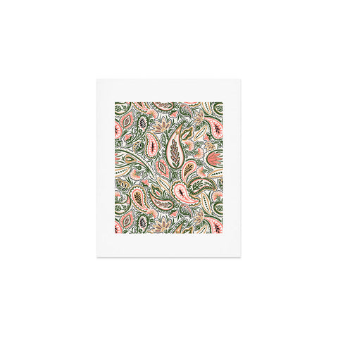 Marta Barragan Camarasa Paisley Garden Delight Art Print