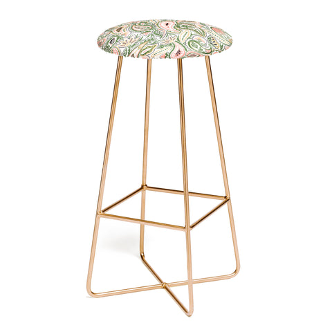 Marta Barragan Camarasa Paisley Garden Delight Bar Stool