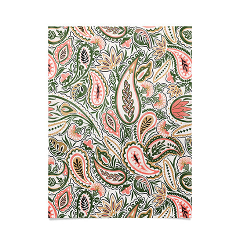 Marta Barragan Camarasa Paisley Garden Delight Poster