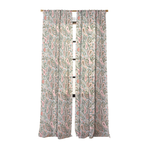 Marta Barragan Camarasa Paisley Garden Delight Sheer Window Curtain