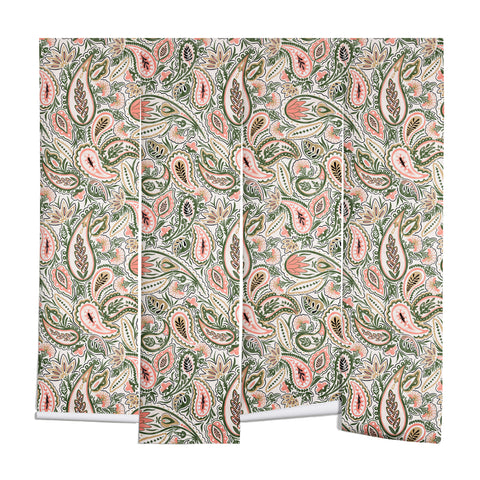 Marta Barragan Camarasa Paisley Garden Delight Wall Mural