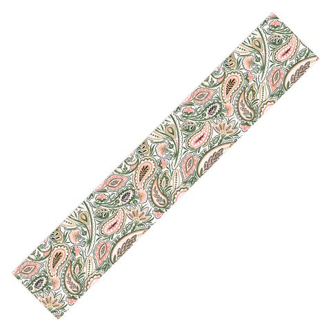Marta Barragan Camarasa Paisley Garden Delight Table Runner