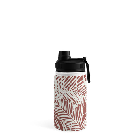 Marta Barragan Camarasa Palm leaf monochrome WPM Water Bottle