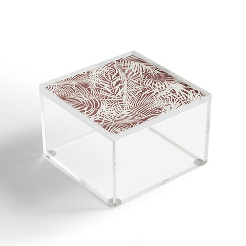 Marta Barragan Camarasa Palm leaf monochrome WPM Acrylic Box