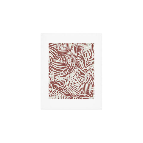 Marta Barragan Camarasa Palm leaf monochrome WPM Art Print