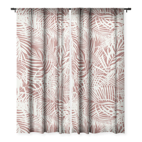 Marta Barragan Camarasa Palm leaf monochrome WPM Sheer Non Repeat