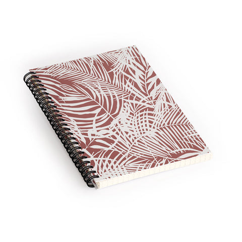 Marta Barragan Camarasa Palm leaf monochrome WPM Spiral Notebook
