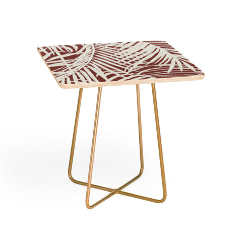 Marta Barragan Camarasa Palm leaf monochrome WPM Side Table
