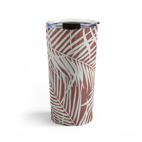 Marta Barragan Camarasa Palm leaf monochrome WPM Travel Mug
